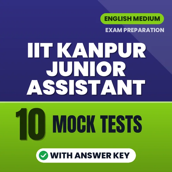 Boost Your IIT Kanpur Junior Assistant Exam Score with 10 Mock Tests with Answer Key in English – PDF eBook