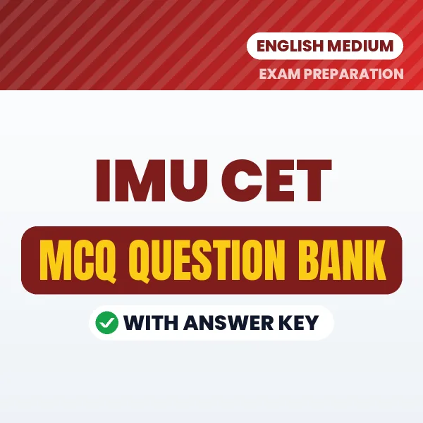 IMU CET Exam Objective Question Bank (English): MCQs with Answer Key Based on the Latest Syllabus
