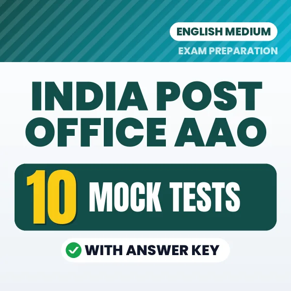 Boost Your INDIA POST OFFICE AAO Exam Score with 10 Mock Tests with Answer Key in English – PDF eBook
