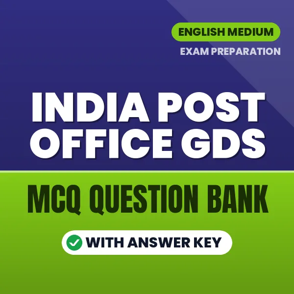 India Post Office GDS Important MCQs with Answers (English) – Digital Question Bank for Exam Preparation