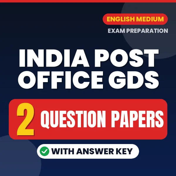 Practice for India Post Office GDS Exam at Home – 2 Question Papers PDF in English with Answers