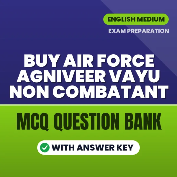 Buy Air Force Agniveer Vayu Non Combatant Exam Objective Type Questions eBook in English – Latest Pattern MCQ Collection