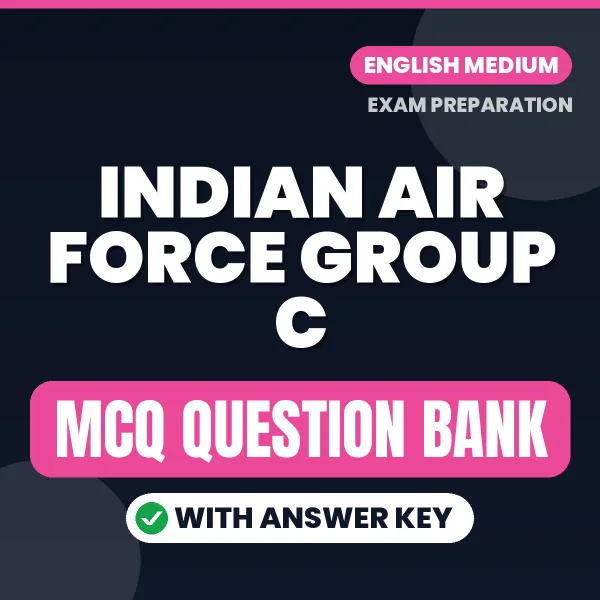 Crack Indian Air Force Group C Exam with This MCQ Practice Book PDF in English – Instant Download