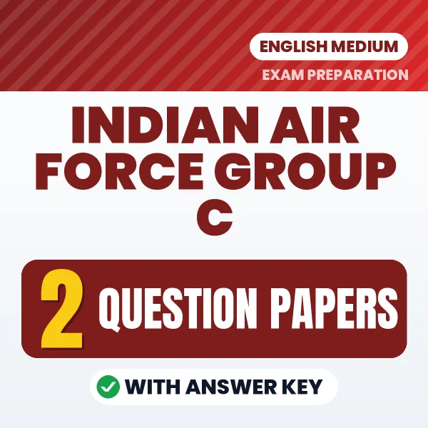 Indian Air Force Group C Exam Question Paper Series (English): 2 Exam-Like Question Papers with Answers