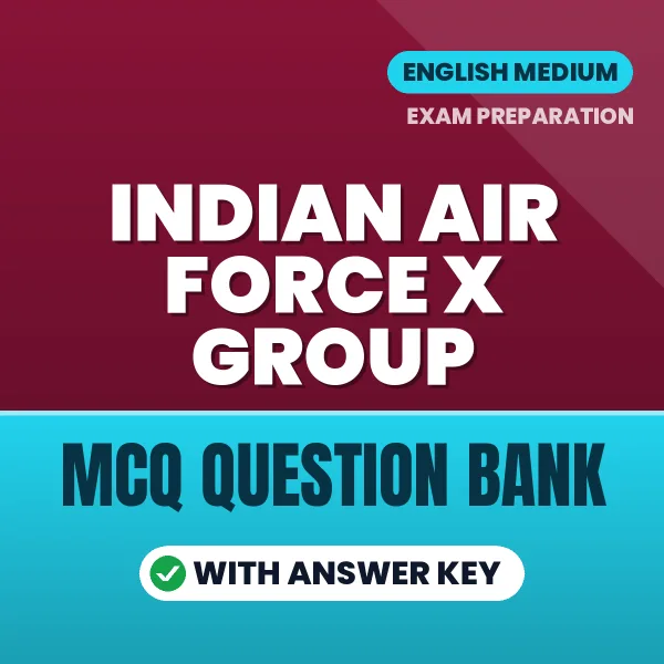 Indian Air Force X Group MCQ with Answer Key Book PDF in English – Exam-Oriented Objective Questions for Quick Revision