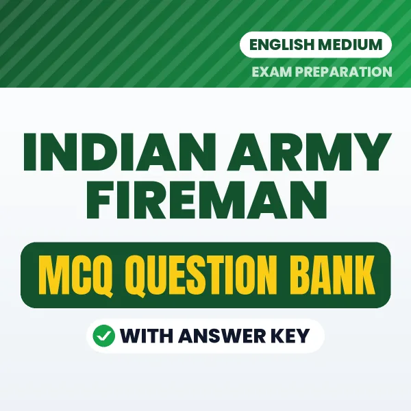 Indian Army Fireman MCQ with Answer Key Book PDF in English – Exam-Oriented Objective Questions for Quick Revision