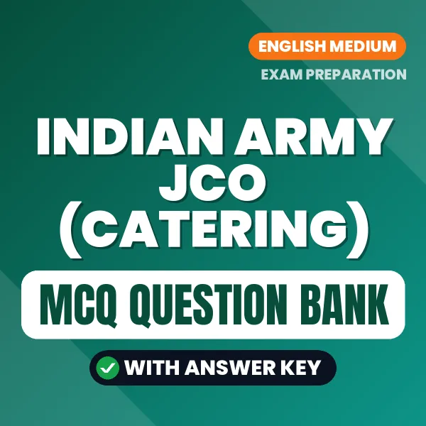 Crack Indian Army JCO (Catering) Exam with This MCQ Practice Book PDF in English – Instant Download