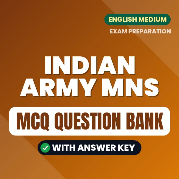 INDIAN ARMY MNS MCQ with Answer Key Book PDF in English – Exam-Oriented Objective Questions for Quick Revision