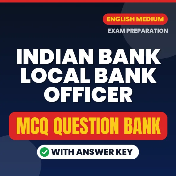 Crack Indian Bank Local Bank Officer Exam with This MCQ Practice Book PDF in English – Instant Download