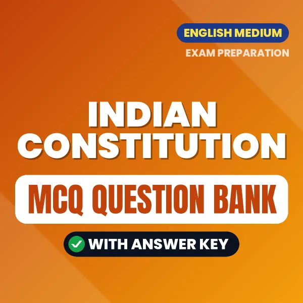 Indian Constitution MCQ with Answer Key Book PDF in English – Exam-Oriented Objective Questions for Quick Revision