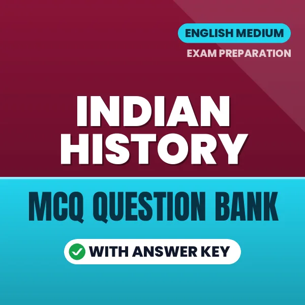 Prepare for Indian History Exam with Multiple Choice Questions & Answers PDF in English