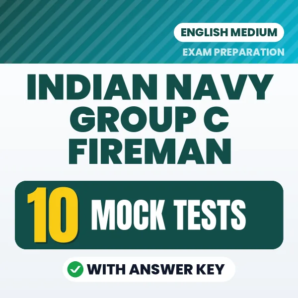 10 Mock Tests for Indian Navy Group C Fireman Exam in English | Practice eBook with Answer Key – Instant PDF Download