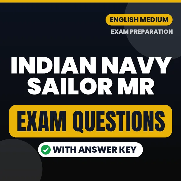 Indian Navy Sailor MR Study eBook (English): Exam-Oriented Questions with Answers in PDF