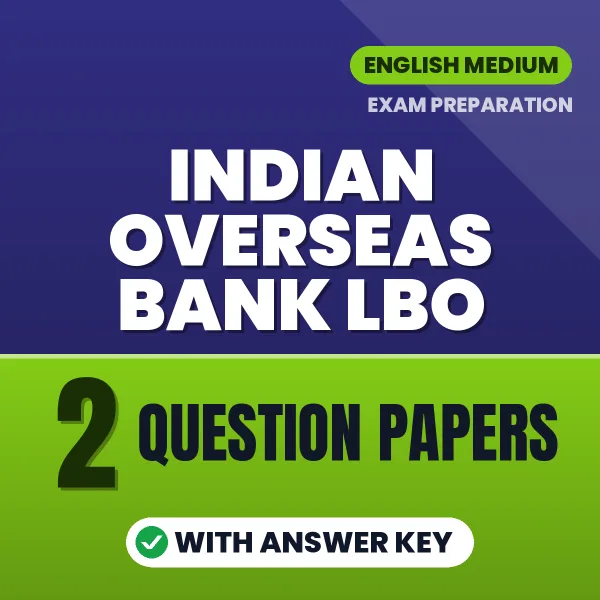 Boost Your Indian Overseas Bank LBO Exam Score with 2 Question Papers with Answer Key in English – PDF eBook