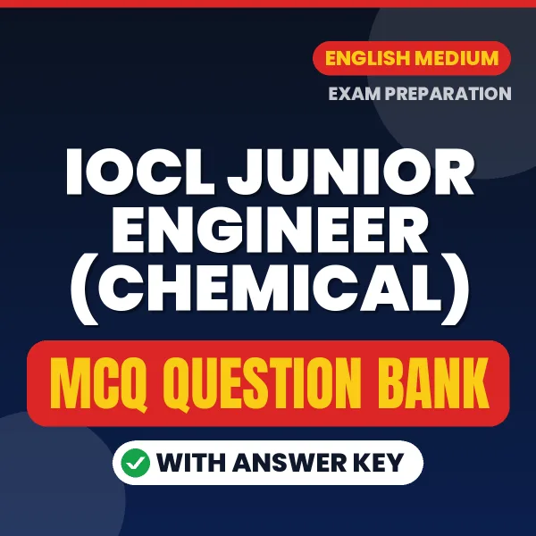 IOCL Junior Engineer (Chemical) MCQ with Answer Key Book PDF in English – Exam-Oriented Objective Questions for Quick Revision