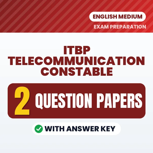 ITBP Telecommunication Constable Exam Question Paper Series (English): 2 Exam-Like Question Papers with Answers