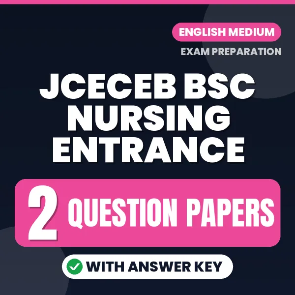 Boost Your JCECEB BSc Nursing Entrance Exam Score with 2 Question Papers with Answer Key in English – PDF eBook