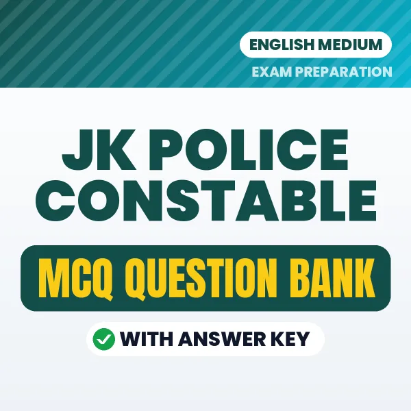 Crack JK Police Constable Exam with This MCQ Practice Book PDF in English – Instant Download