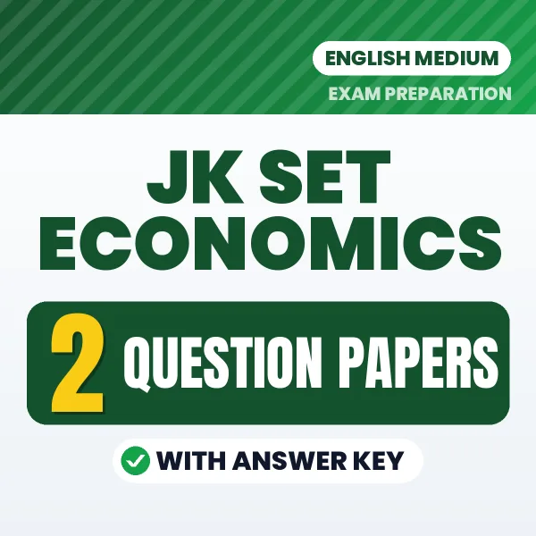 Download 2 JK SET Economics Question Papers PDF (English) Based on the Latest Exam Pattern