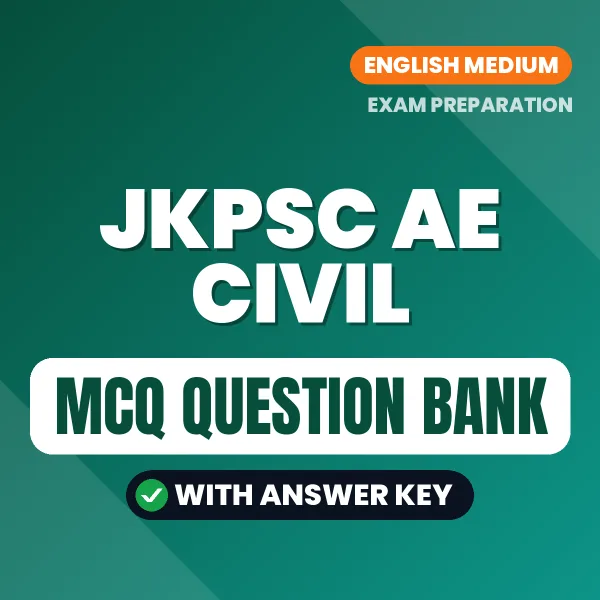 Crack JKPSC AE Civil Exam with This MCQ Practice Book PDF in English – Instant Download
