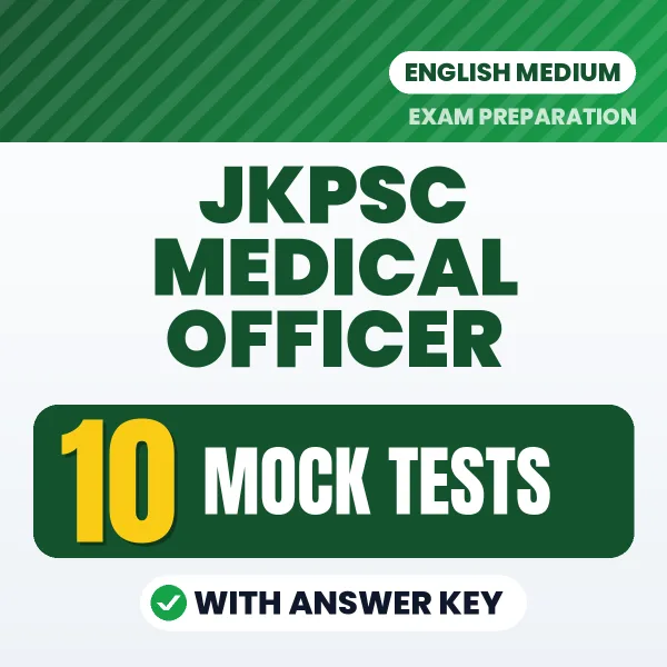 Practice for JKPSC Medical Officer Exam at Home – 10 Mock Tests PDF in English with Answers