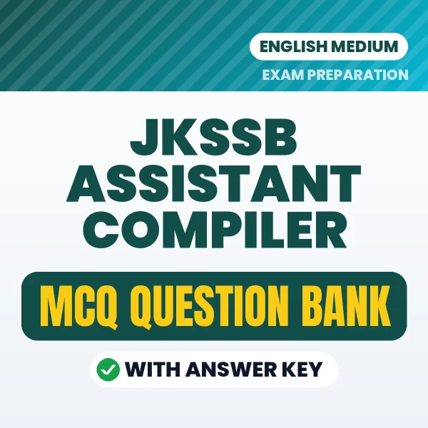Download JKSSB Assistant Compiler Exam MCQ PDF in English – Important Objective Questions with Answers
