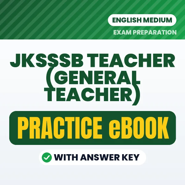 Prepare Smarter for JKSSSB Teacher (General Teacher) Exam – Instant Download PDF Book in English