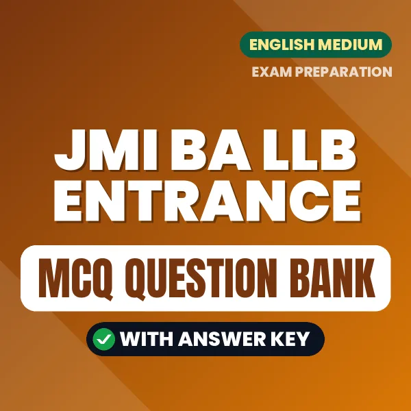 JMI BA LLB Entrance MCQ with Answer Key Book PDF in English – Exam-Oriented Objective Questions for Quick Revision