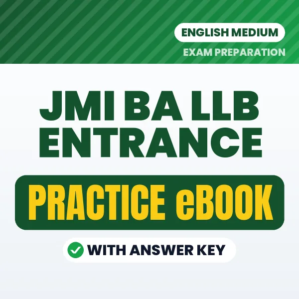 JMI BA LLB Entrance Exam eBook PDF in English – Complete Practice Material for Smart Preparation