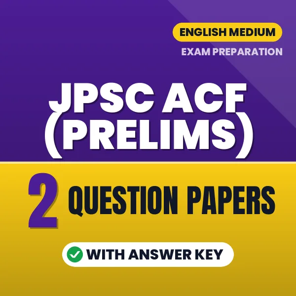 Latest Pattern JPSC ACF (Prelims) Question Paper eBook in English – 2 Question Papers with Answer Key for Self-Assessment