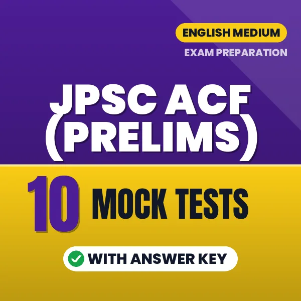 Latest Pattern JPSC ACF (Prelims) Mock Test eBook in English – 10 Mock Tests with Answer Key for Self-Assessment