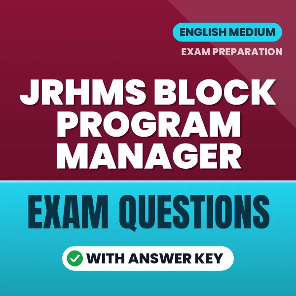 JRHMS Block Program Manager Study eBook (English): Exam-Oriented Questions with Answers in PDF