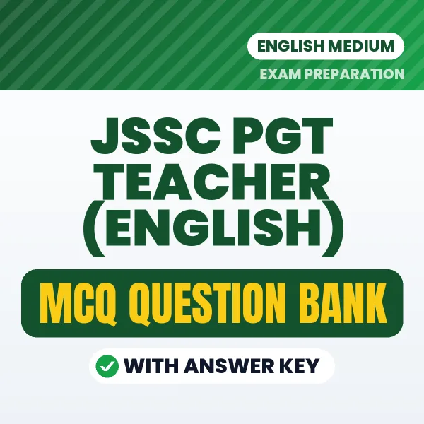 Crack JSSC PGT Teacher (English) Exam with This MCQ Practice Book PDF in English – Instant Download