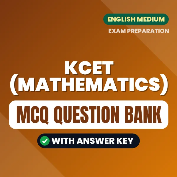 Download KCET (Mathematics) Exam MCQ PDF in English – Important Objective Questions with Answers