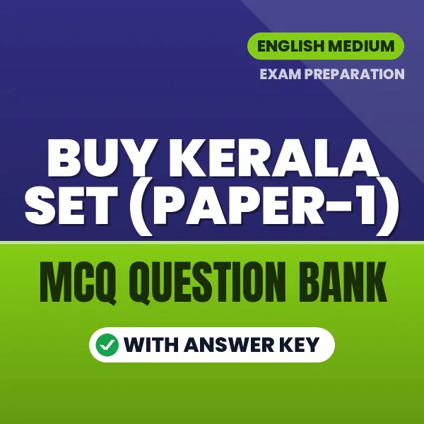 Buy Kerala SET (Paper-1) Exam Objective Type Questions eBook in English – Latest Pattern MCQ Collection