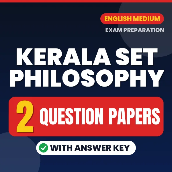 Test Your Kerala SET Philosophy Exam Preparation – 2 Question Papers with Answer Key in PDF Format (English)