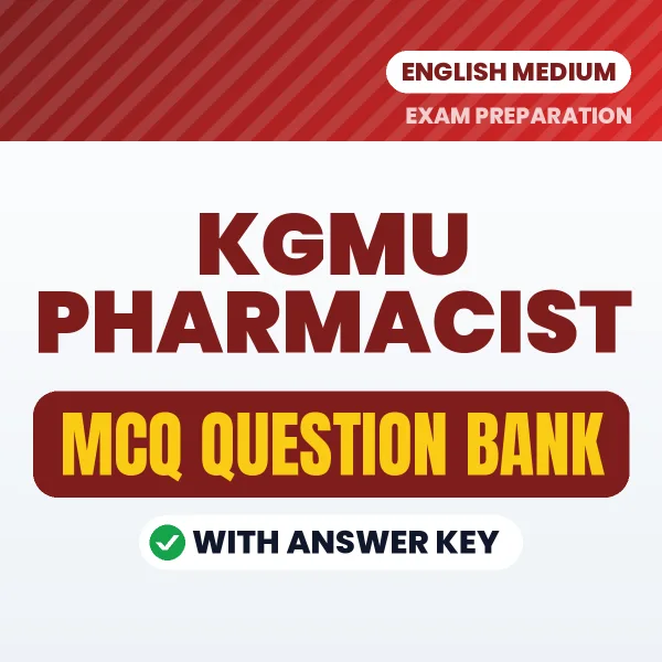Crack KGMU Pharmacist Exam with This MCQ Practice Book PDF in English – Instant Download