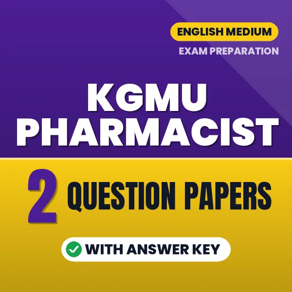 KGMU Pharmacist Exam Question Paper Series (English): 2 Exam-Like Question Papers with Answers