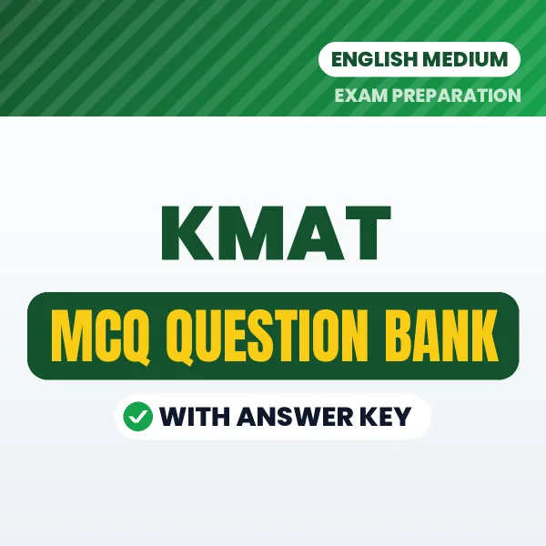 Best MCQ eBook for KMAT Exam in English | Selected Questions with Answer Key