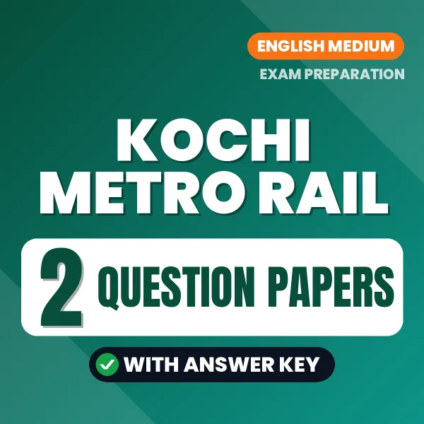 Kochi Metro Rail Exam Question Paper Series (English): 2 Exam-Like Question Papers with Answers