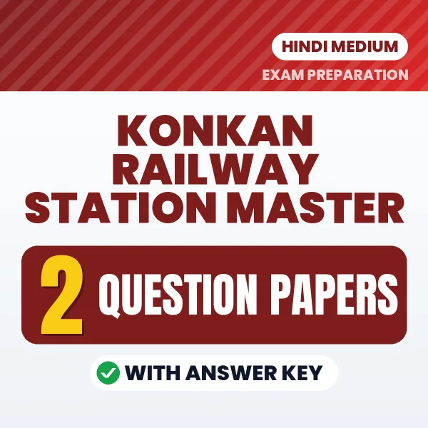 2 Question Papers for Konkan Railway Station Master Exam in Hindi | Practice eBook with Answer Key – Instant PDF Download
