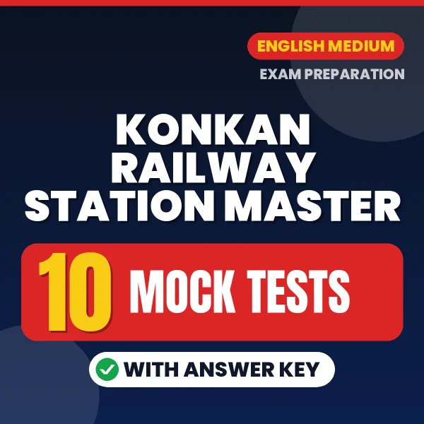 Boost Your Konkan Railway Station Master Exam Score with 10 Mock Tests with Answer Key in English – PDF eBook