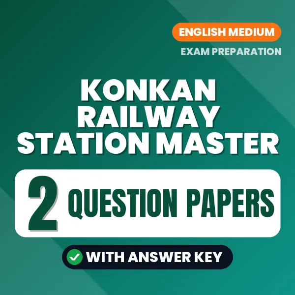 Boost Your Konkan Railway Station Master Exam Score with 2 Question Papers with Answer Key in English – PDF eBook