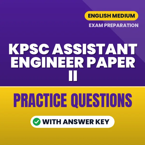 Best Digital Book for KPSC Assistant Engineer Paper II Exam in English | Latest Syllabus-Based Practice Questions