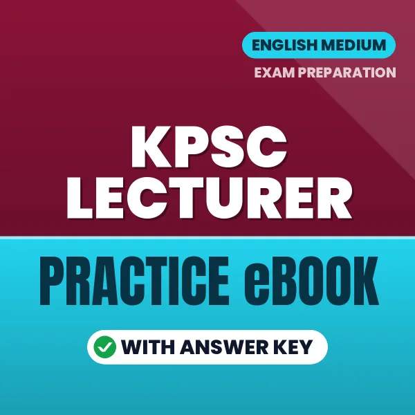 KPSC Lecturer Exam eBook PDF in English – Complete Practice Material for Smart Preparation
