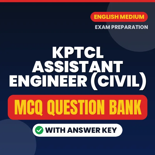 Crack KPTCL Assistant Engineer (Civil) Exam with This MCQ Practice Book PDF in English – Instant Download