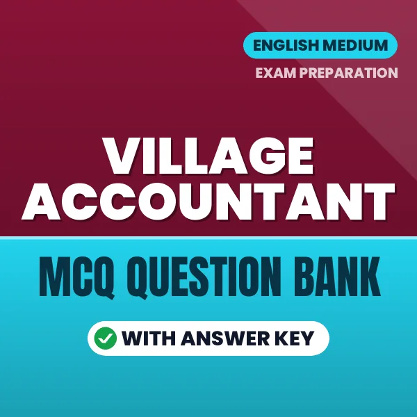 Prepare for Village Accountant Exam with Multiple Choice Questions & Answers PDF in English