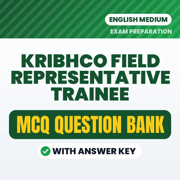 Download KRIBHCO Field Representative Trainee Exam MCQ PDF in English – Important Objective Questions with Answers