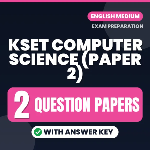 Boost Your KSET Computer Science (Paper 2) Exam Score with 2 Question Papers with Answer Key in English – PDF eBook