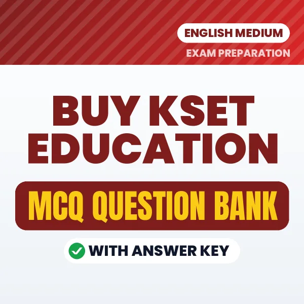 Buy KSET Education Exam Objective Type Questions eBook in English – Latest Pattern MCQ Collection